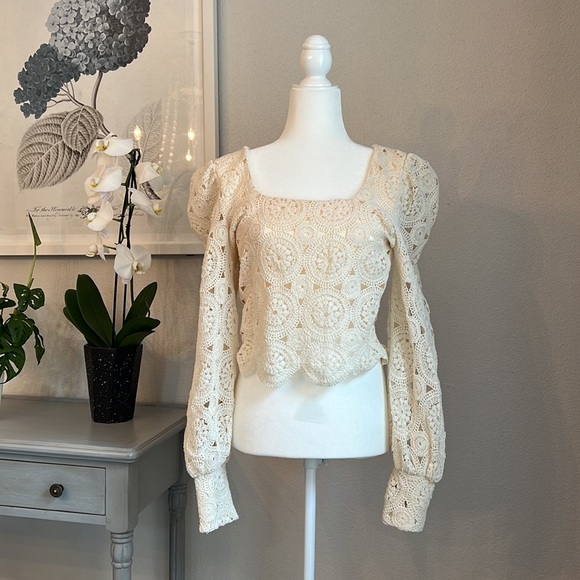 saltwater LUXE Tops - Saltwater Luxe Mesa Cream Top